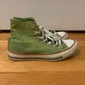 dyed high top converse size 8